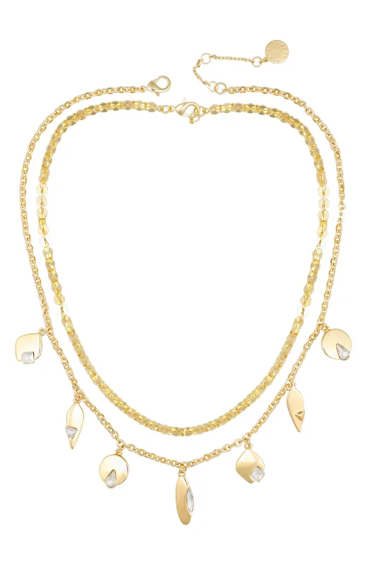 Goldtone Charm Layered Necklace sold by Vince Camuto
