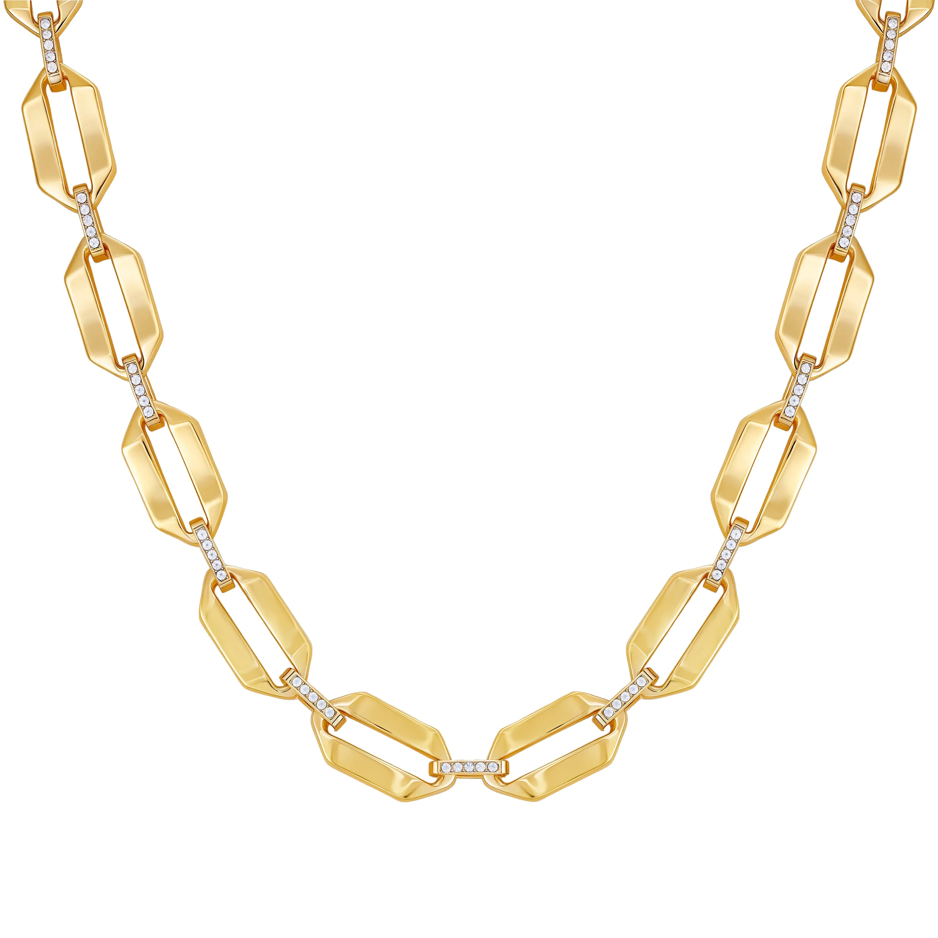 Statement Goldtone Link Necklace sold by Vince Camuto