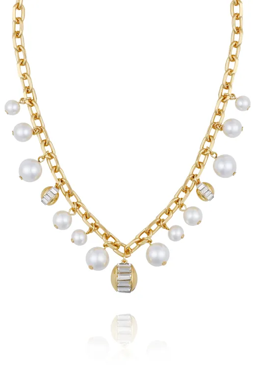 Pearl Chain Link Toggle Necklace sold by Vince Camuto