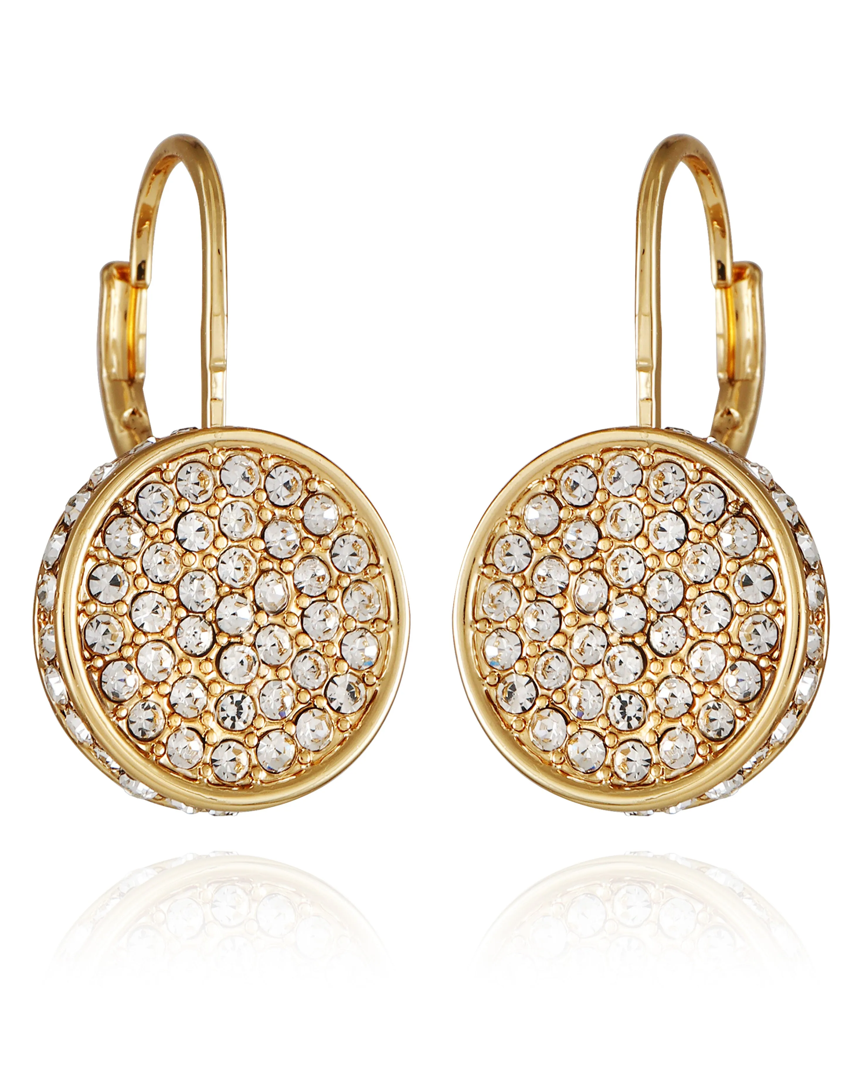 Pave Goldtone Drop Earrings sold by Vince Camuto product image thumbnail 2