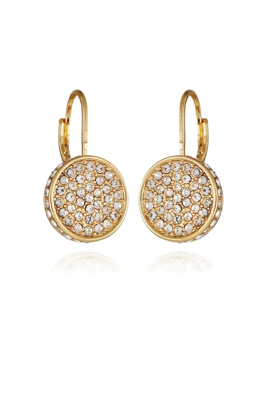 Pave Goldtone Drop Earrings sold by Vince Camuto