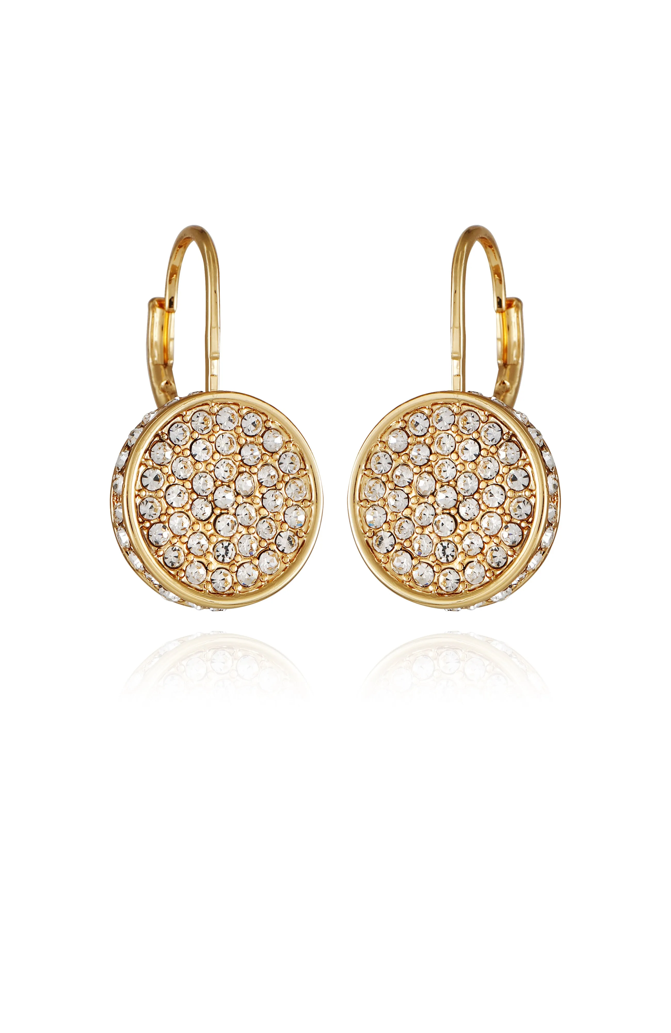 Pave Goldtone Drop Earrings sold by Vince Camuto