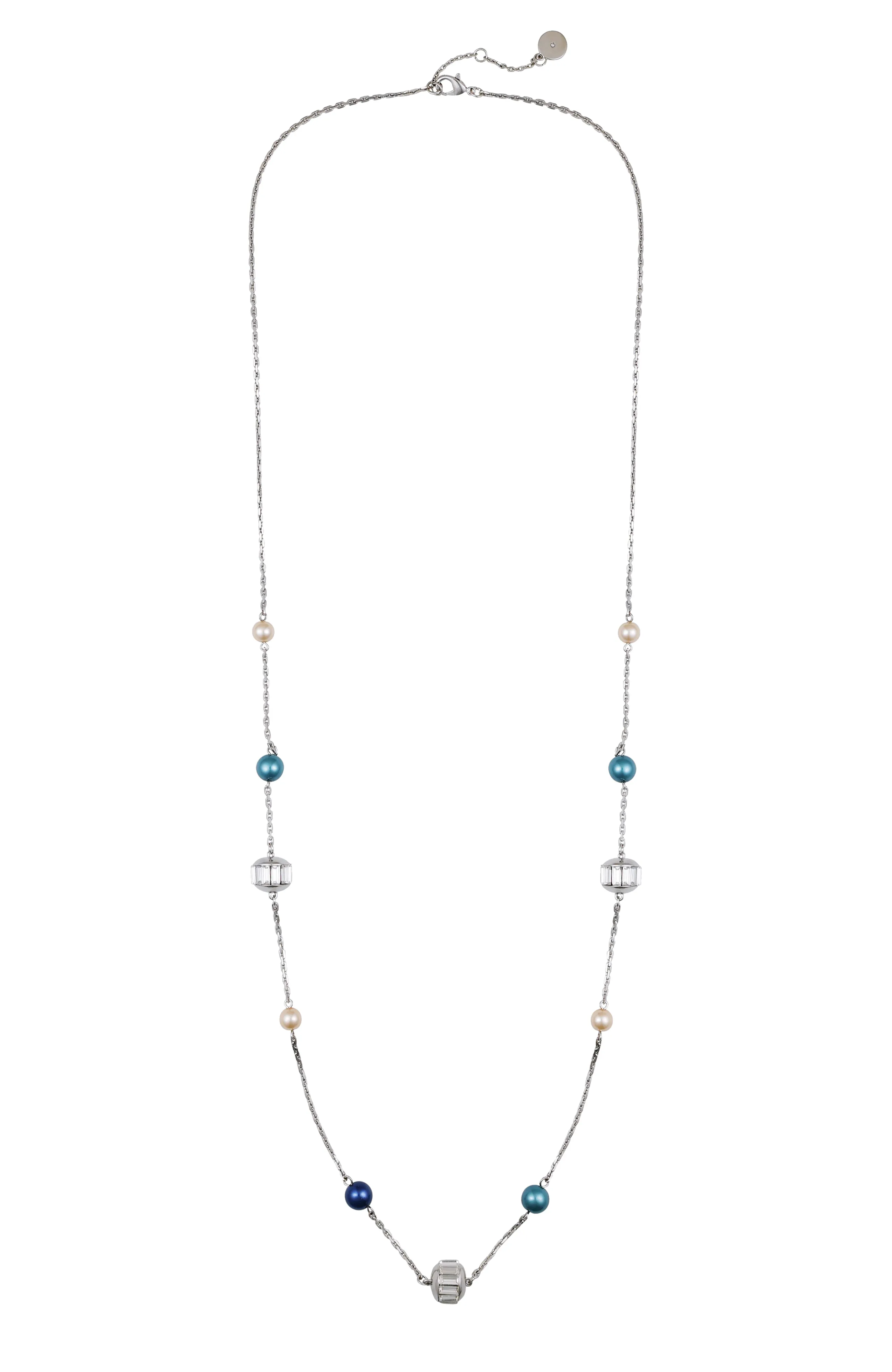 Multicolor Pearl Bead Long Necklace sold by Vince Camuto product image thumbnail 2