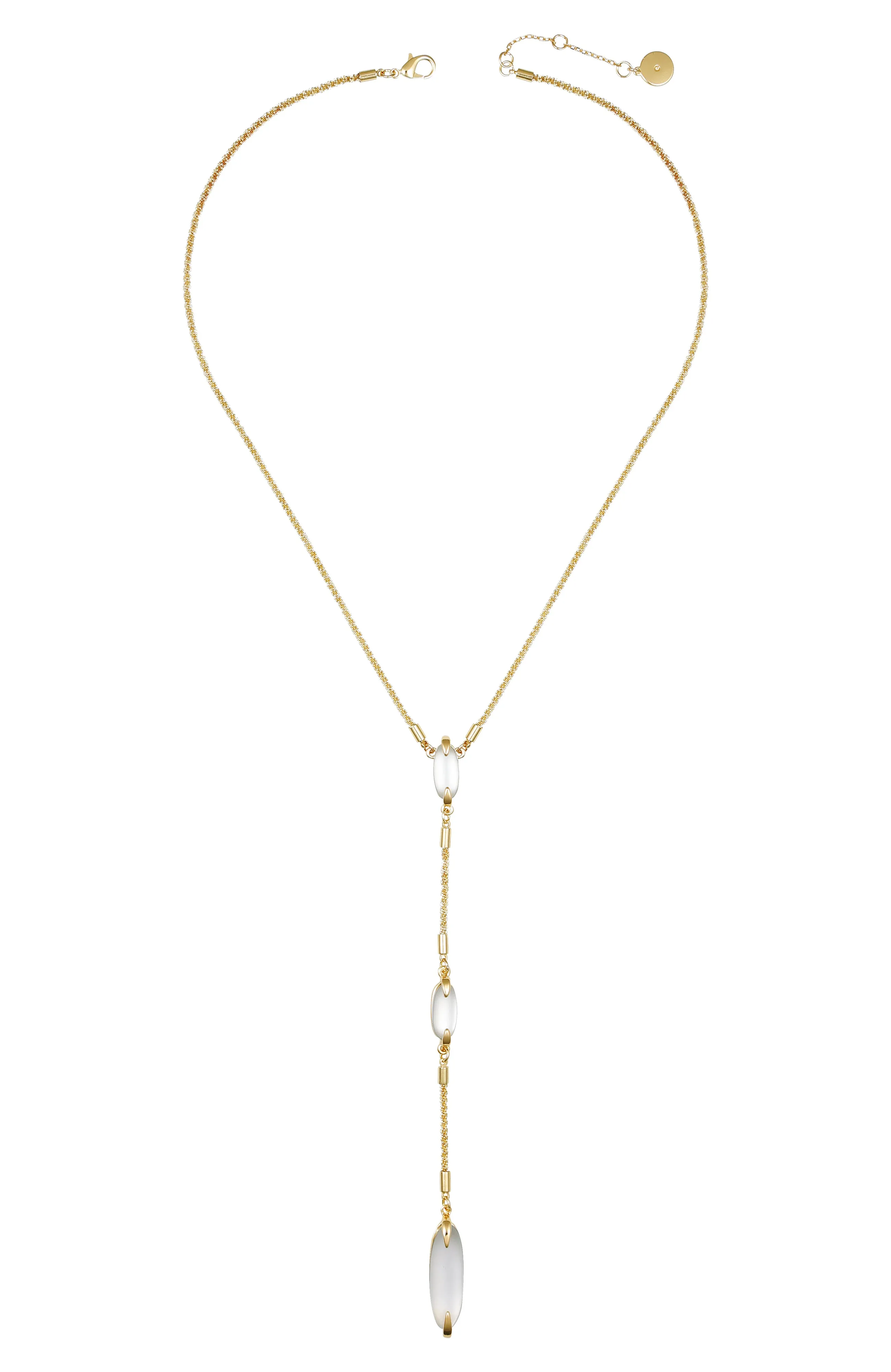 Long Goldtone & Stone Pendant Necklace sold by Vince Camuto product image thumbnail 2