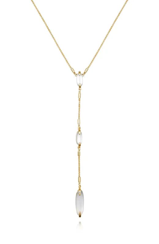 Long Goldtone & Stone Pendant Necklace sold by Vince Camuto