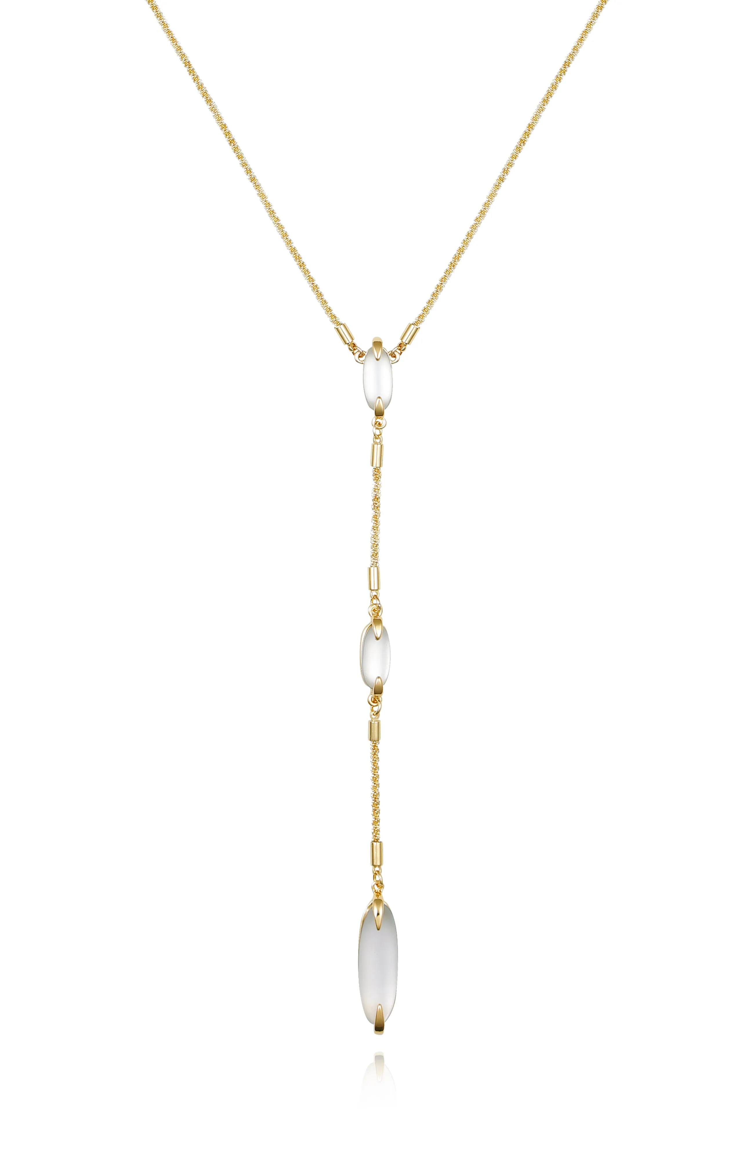 Long Goldtone & Stone Pendant Necklace sold by Vince Camuto