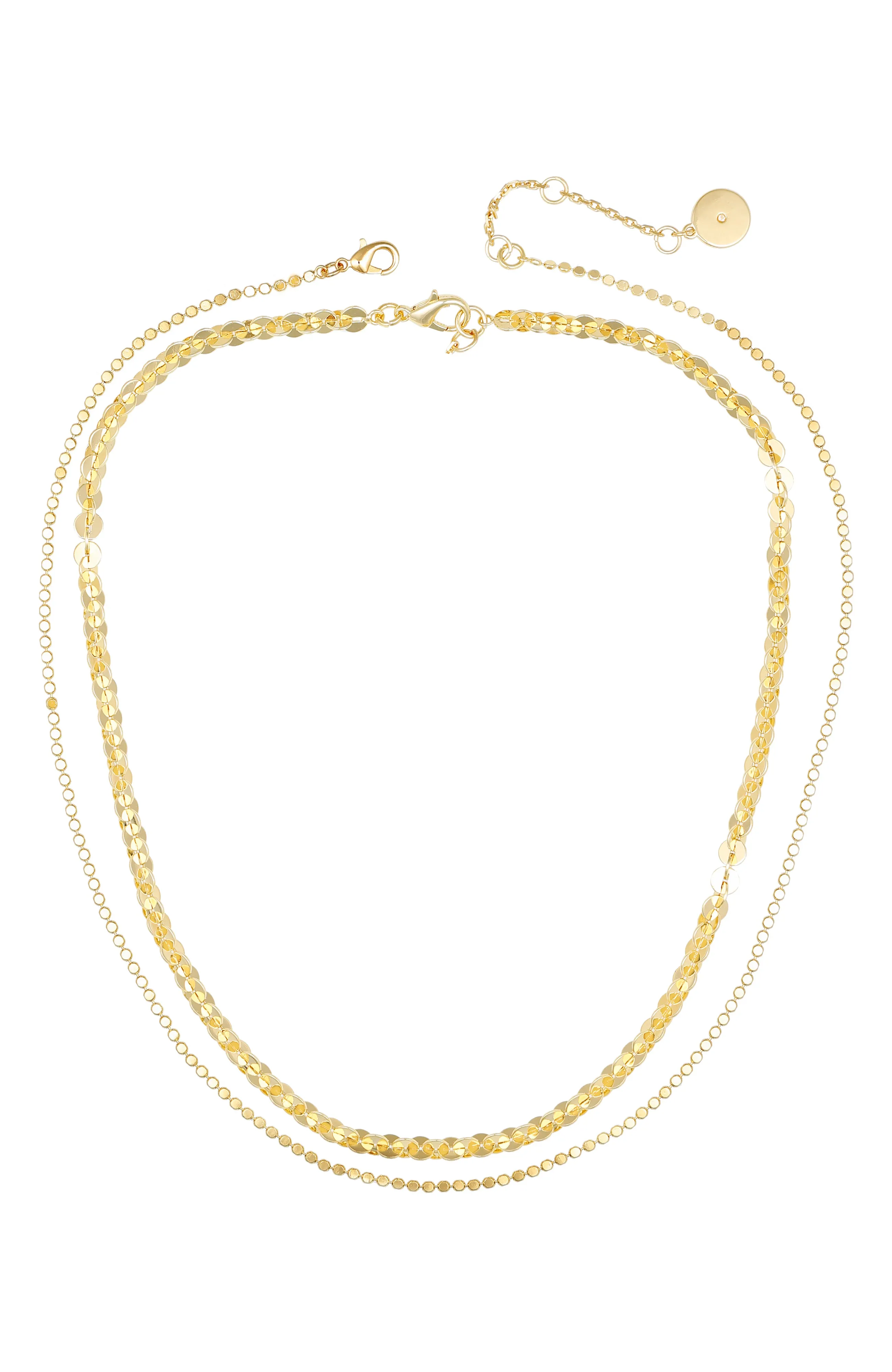 Layered Goldtone Chain Necklace sold by Vince Camuto product image thumbnail 2