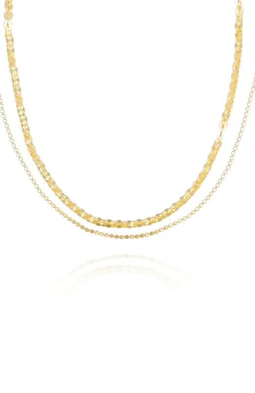 Layered Goldtone Chain Necklace sold by Vince Camuto