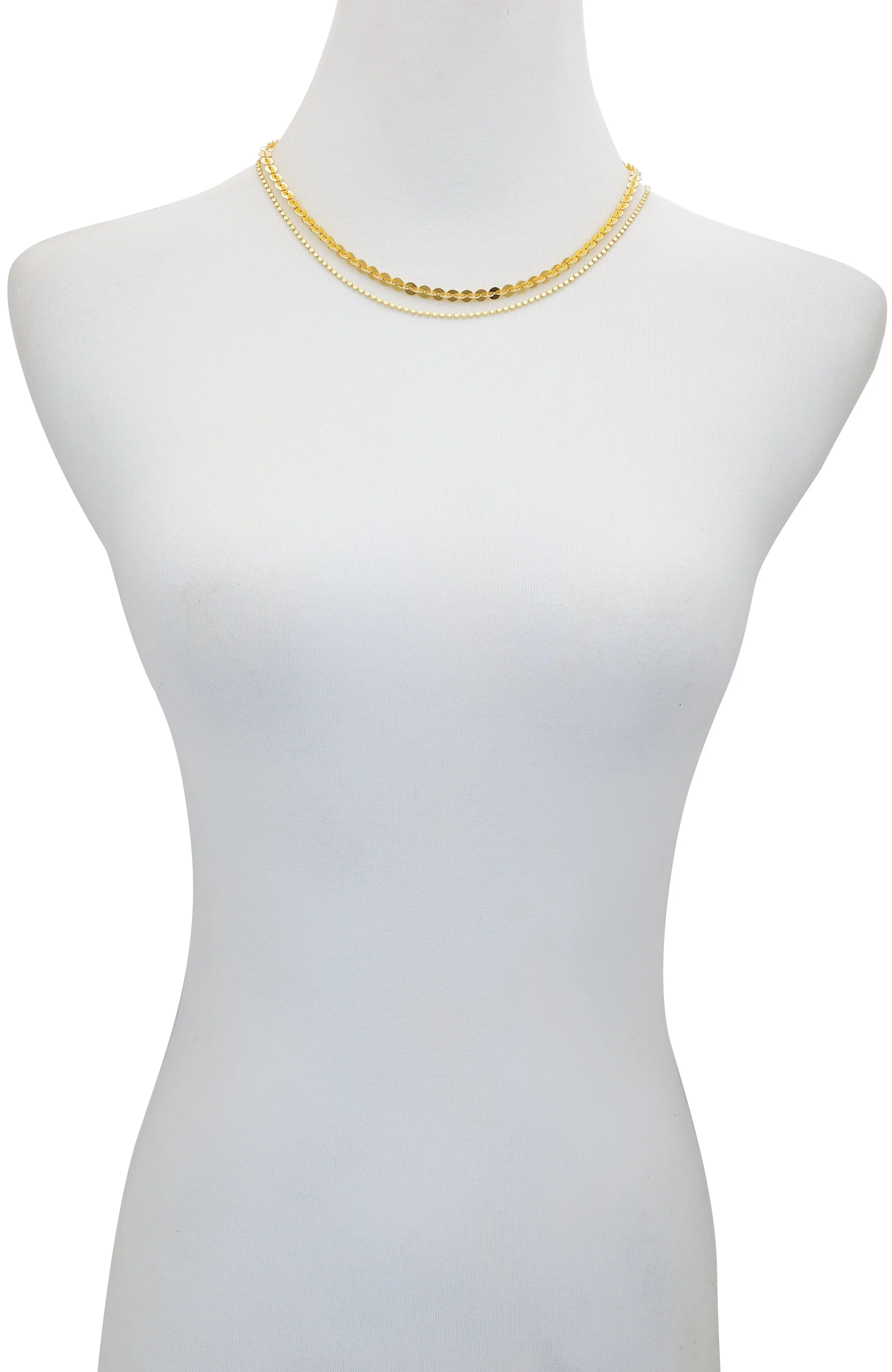 Layered Goldtone Chain Necklace sold by Vince Camuto product image thumbnail 3