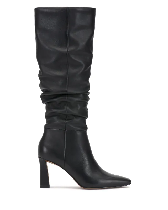 Genisa Wide Calf Slouchy Knee High Boot made by Vince Camuto