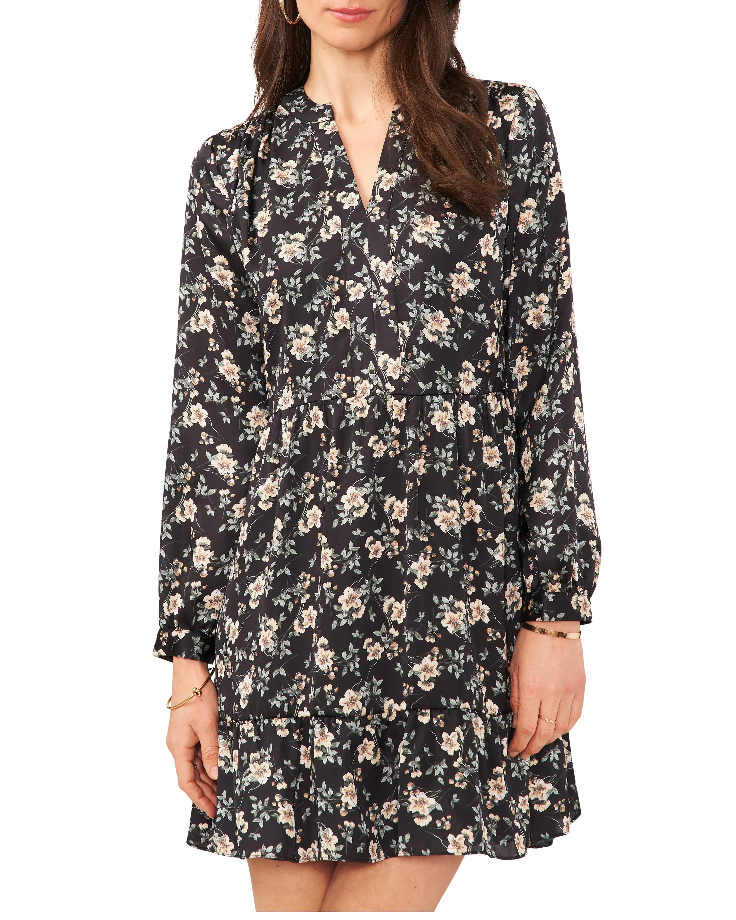 Floral Print Long Sleeve Dress sold by Vince Camuto