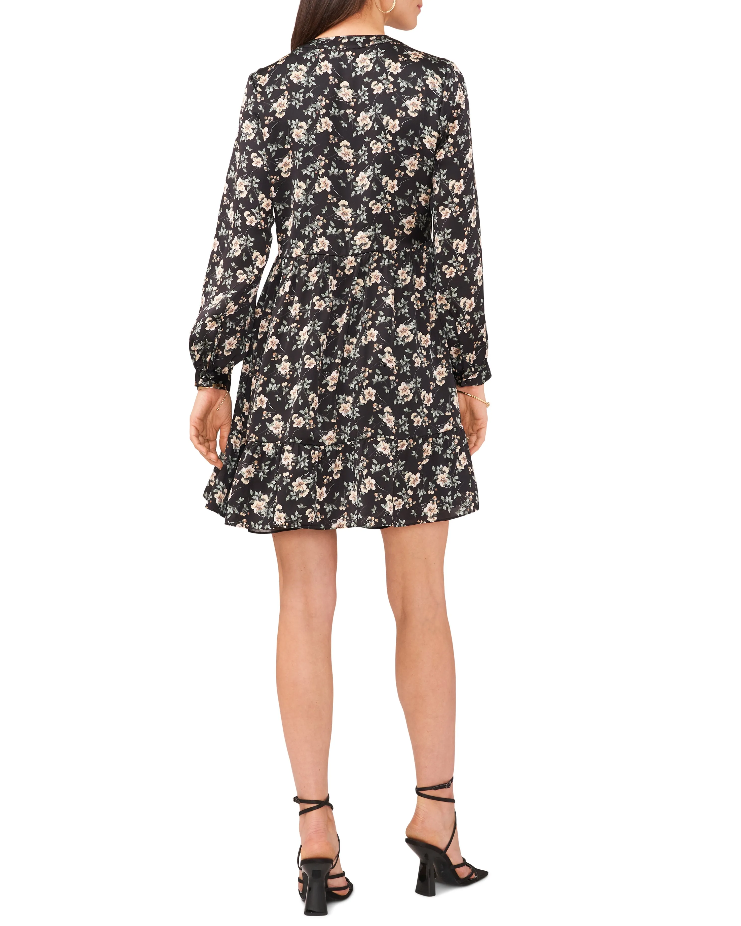 Floral Print Long Sleeve Dress sold by Vince Camuto product image thumbnail 4