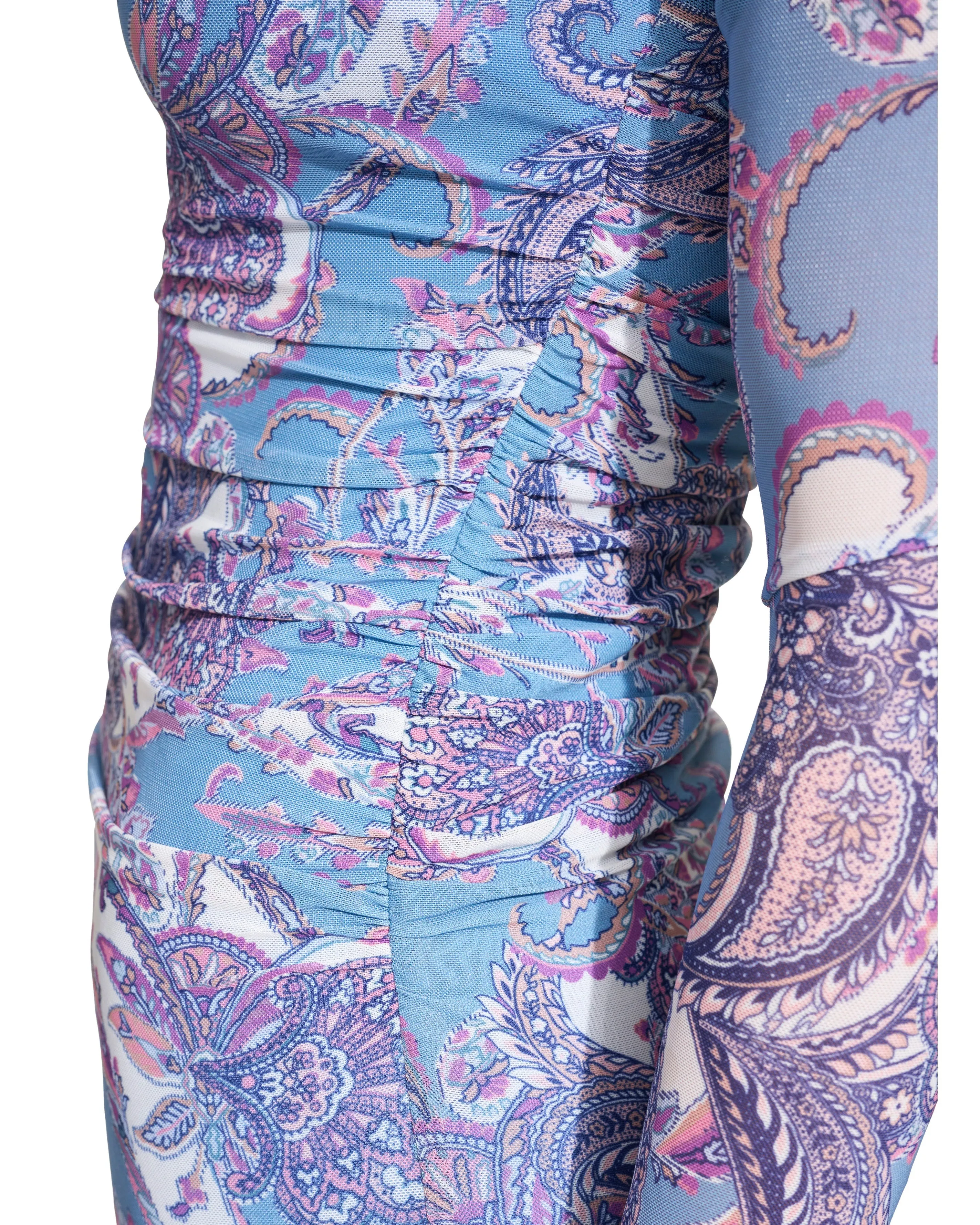 Floral And Paisley Print Ruched Dress sold by Vince Camuto product image thumbnail 5