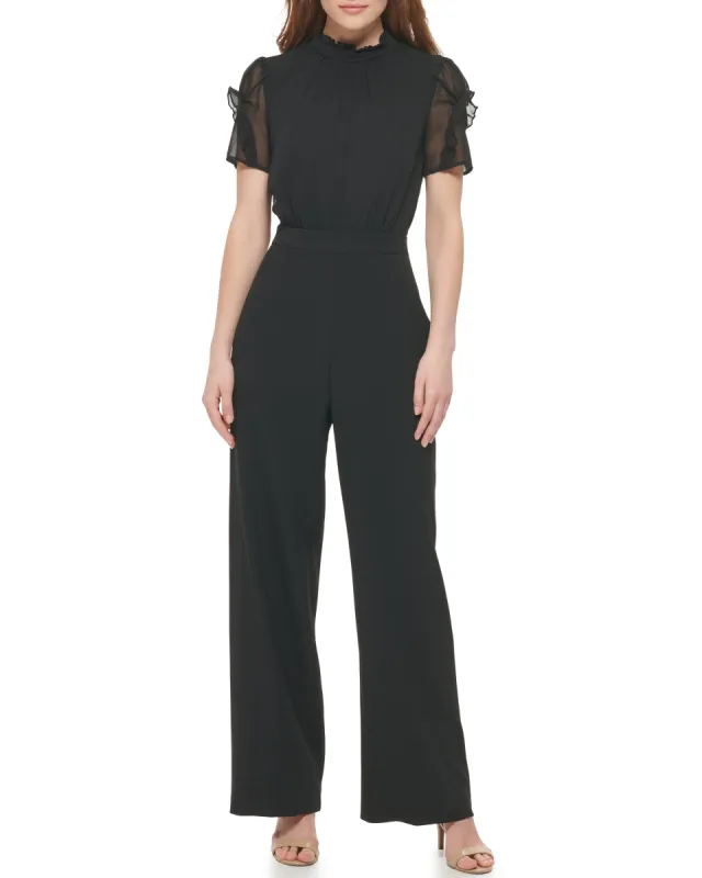 Bow-Neck Halter Jumpsuit sold by Vince Camuto