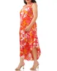 Plus-Size Floral Print Shoulder Tie Jumpsuit sold by Vince Camuto