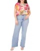 Mesh T-Shirt With Pleated Sleeves sold by Vince Camuto