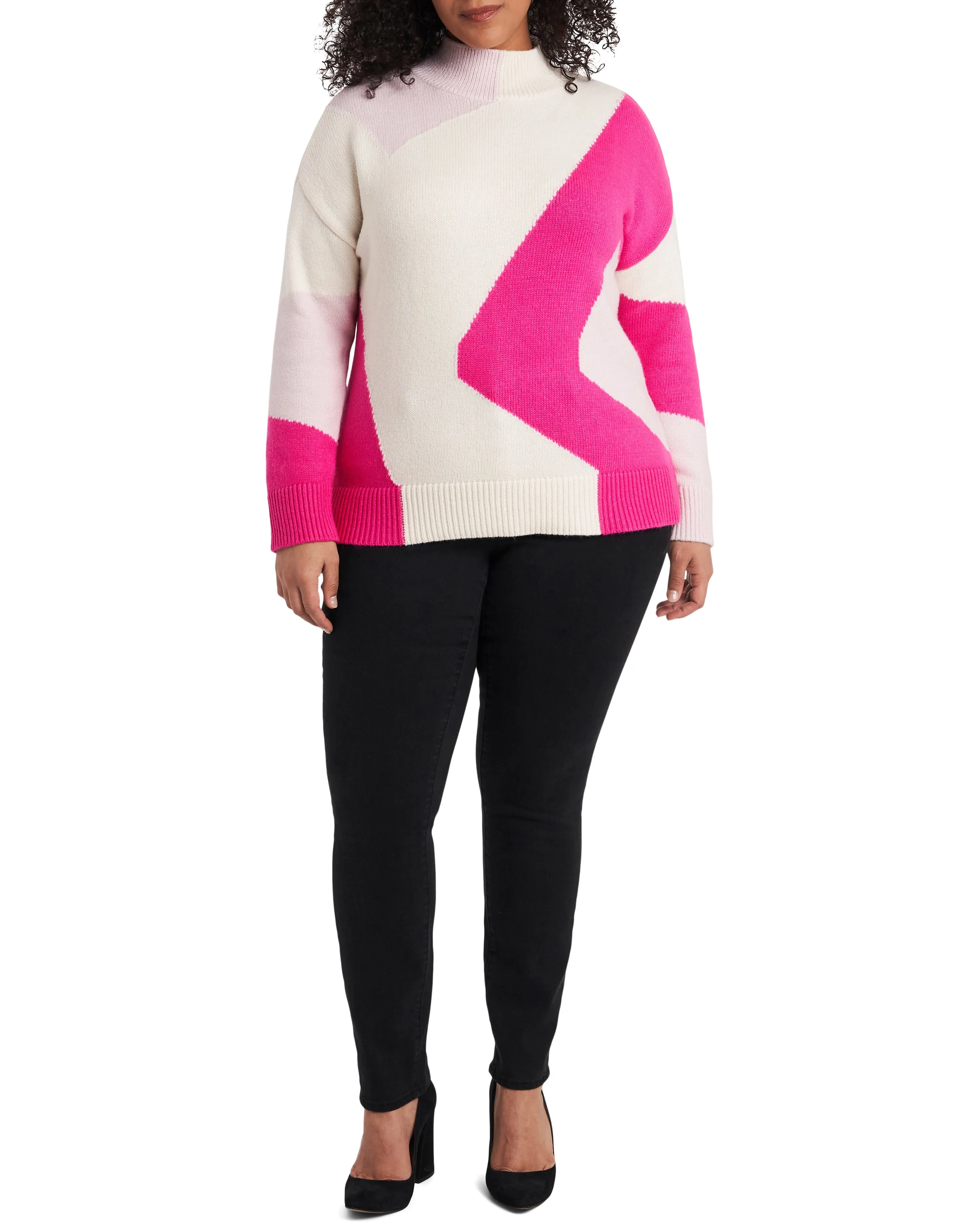 Plus-Size Intarsia Graphic Sweater sold by Vince Camuto product image thumbnail 3