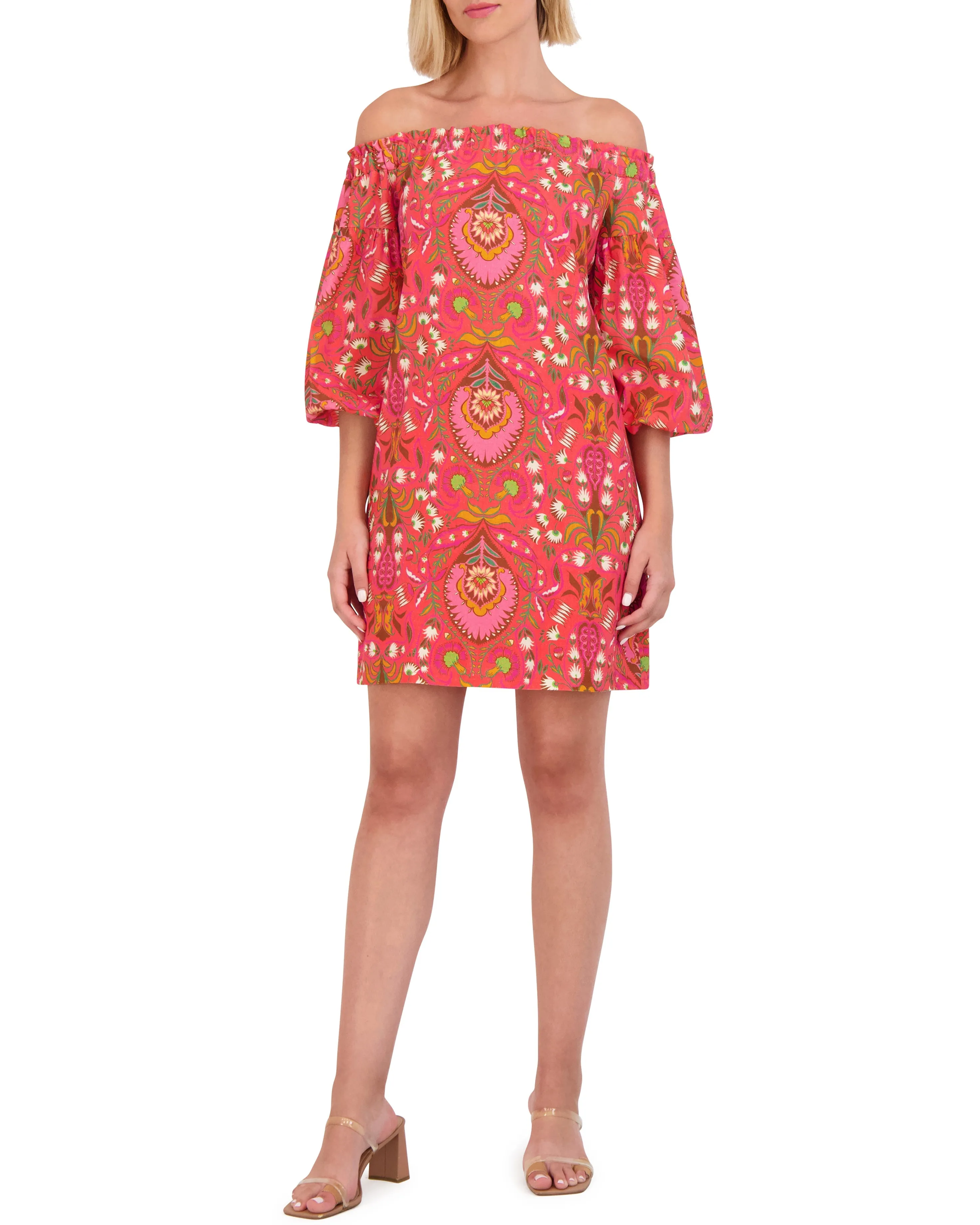 Printed Off-The-Shoulder Minidress sold by Vince Camuto
