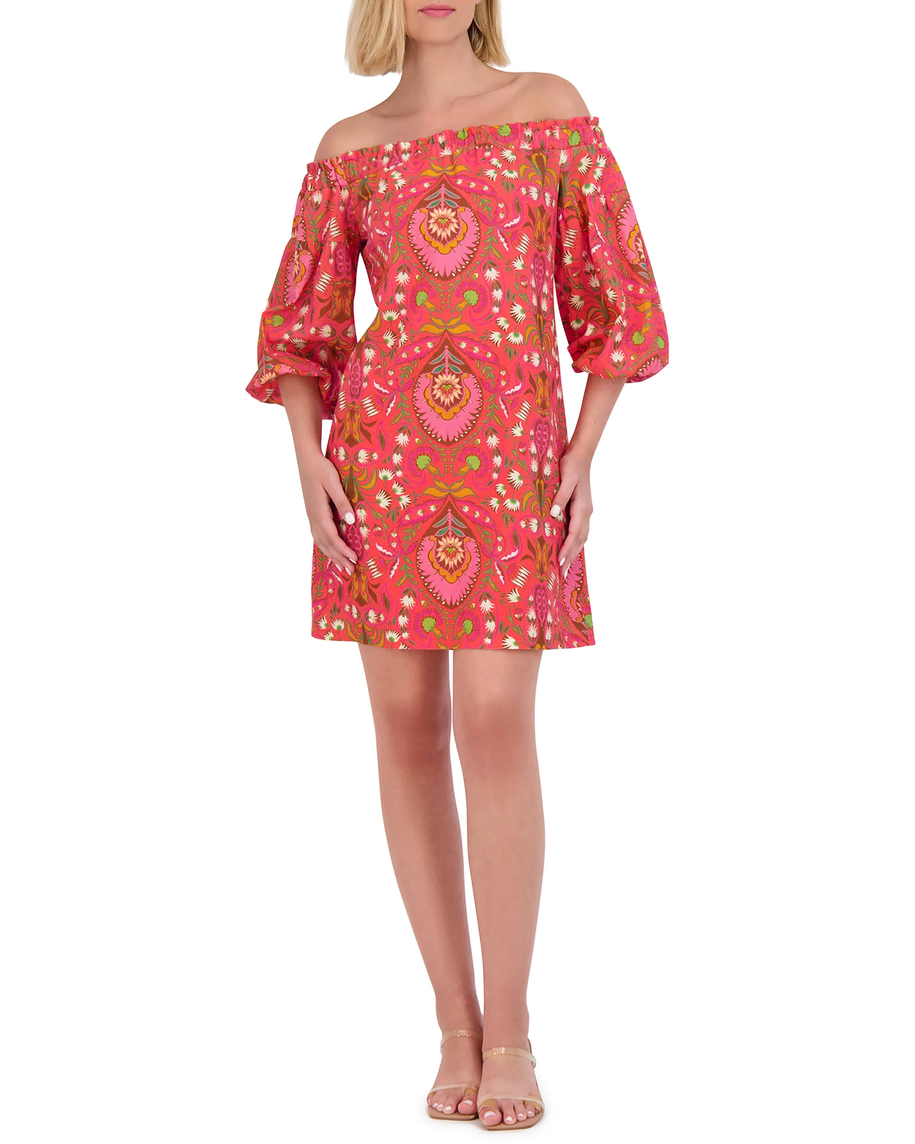 Printed Off-The-Shoulder Minidress sold by Vince Camuto product image thumbnail 2