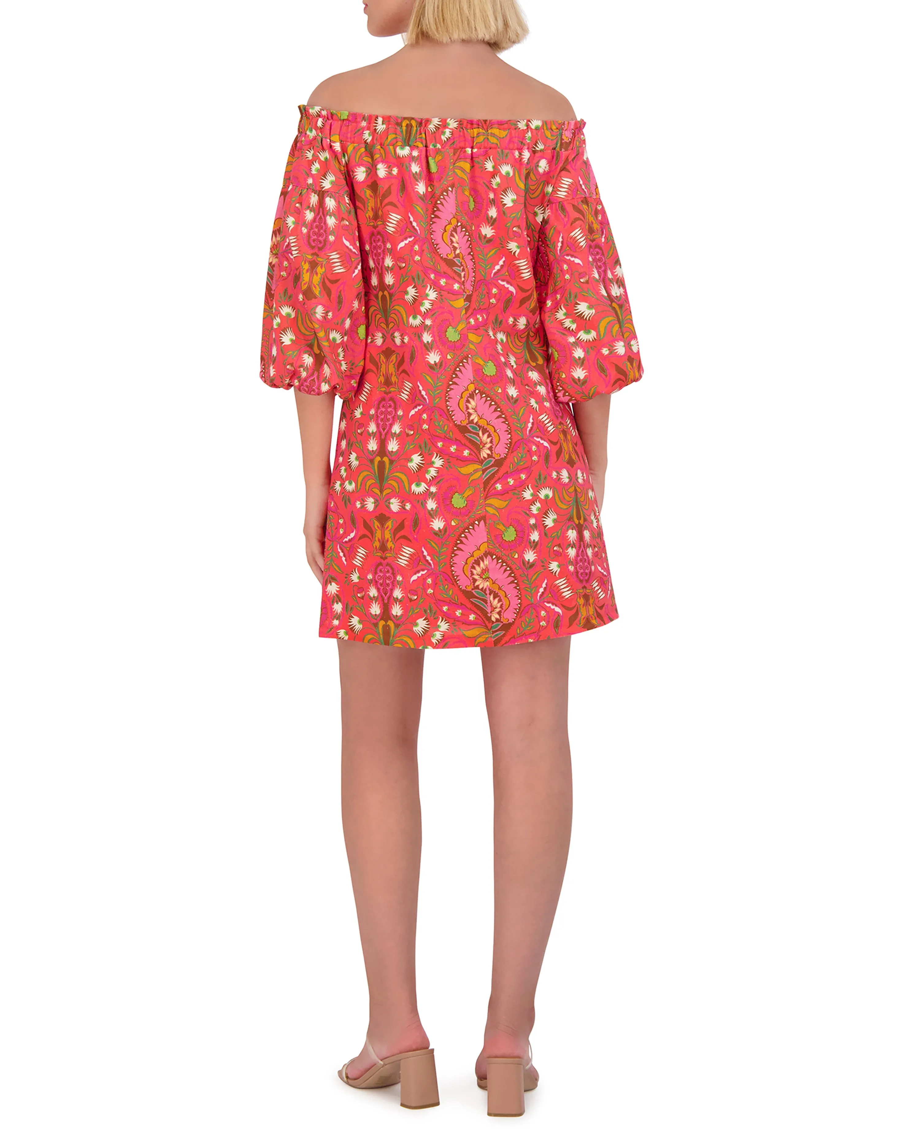 Printed Off-The-Shoulder Minidress sold by Vince Camuto product image thumbnail 3