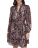 Floral-Print Pleated Dress sold by Vince Camuto