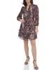 Floral-Print Pleated Dress sold by Vince Camuto