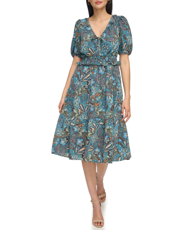 Smock Waist Midi Dress sold by Vince Camuto