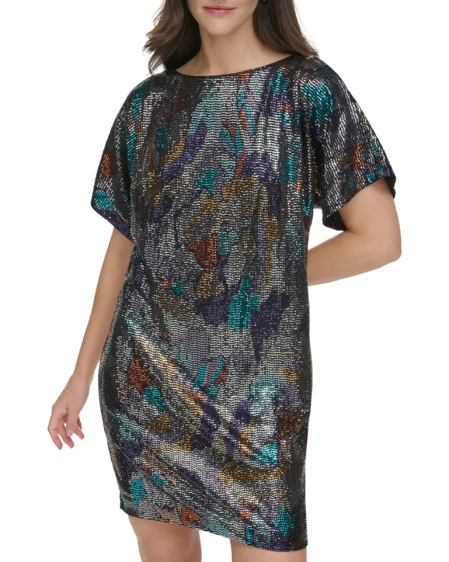 Short Sleeve Multicolored Dress sold by Vince Camuto