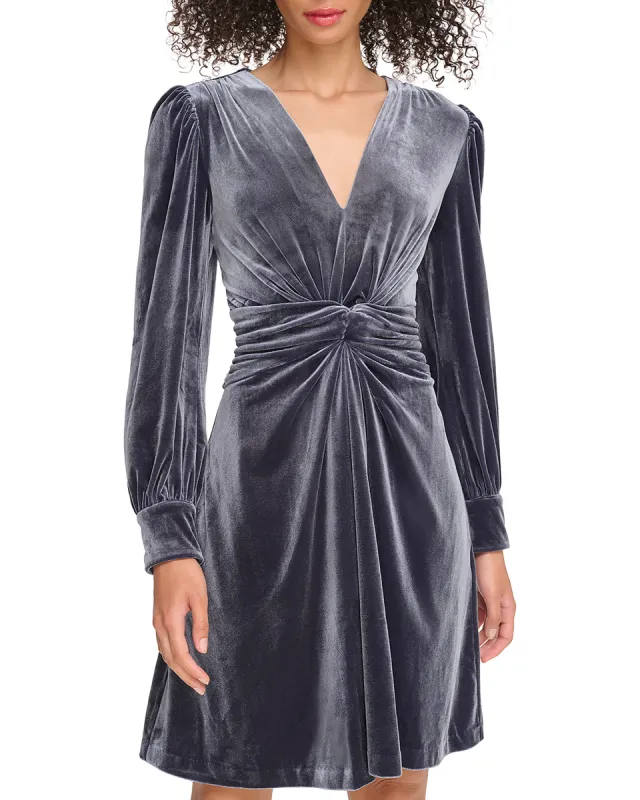 Velvet Twist-Front Dress sold by Vince Camuto