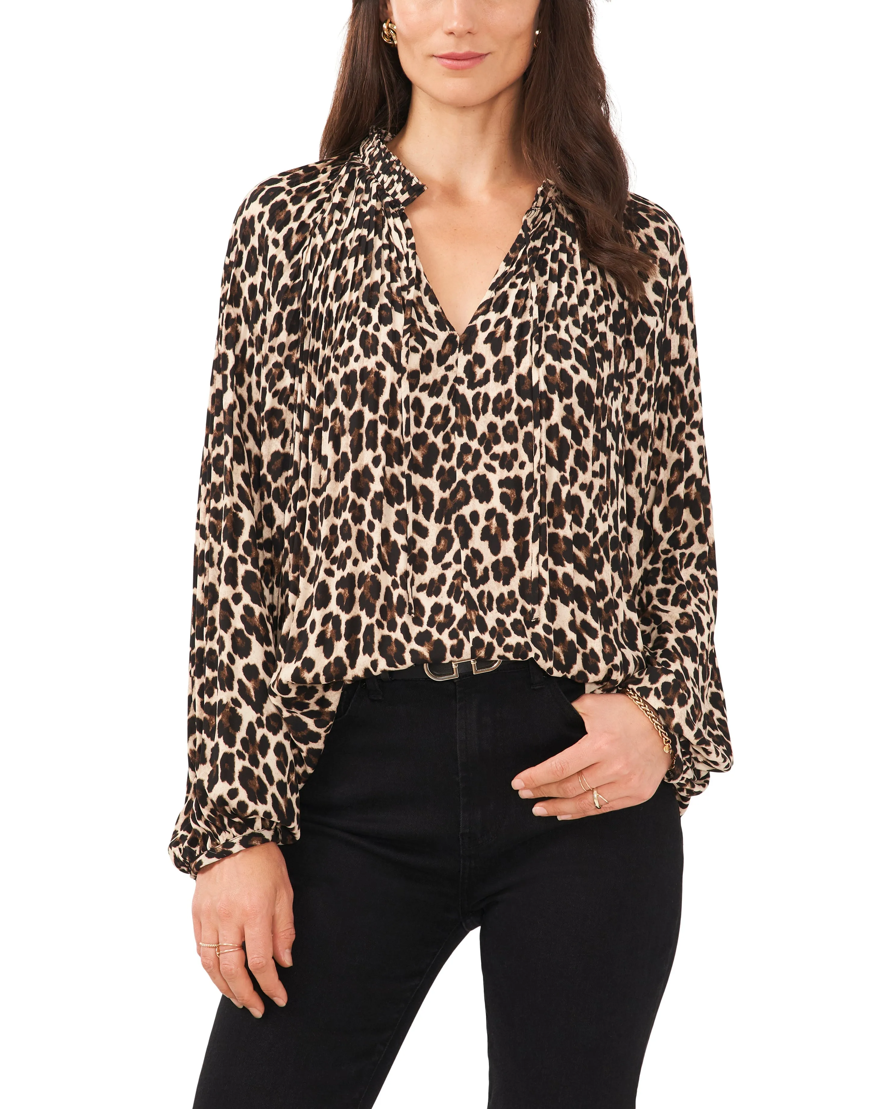 Leopard Print Blouse sold by Vince Camuto