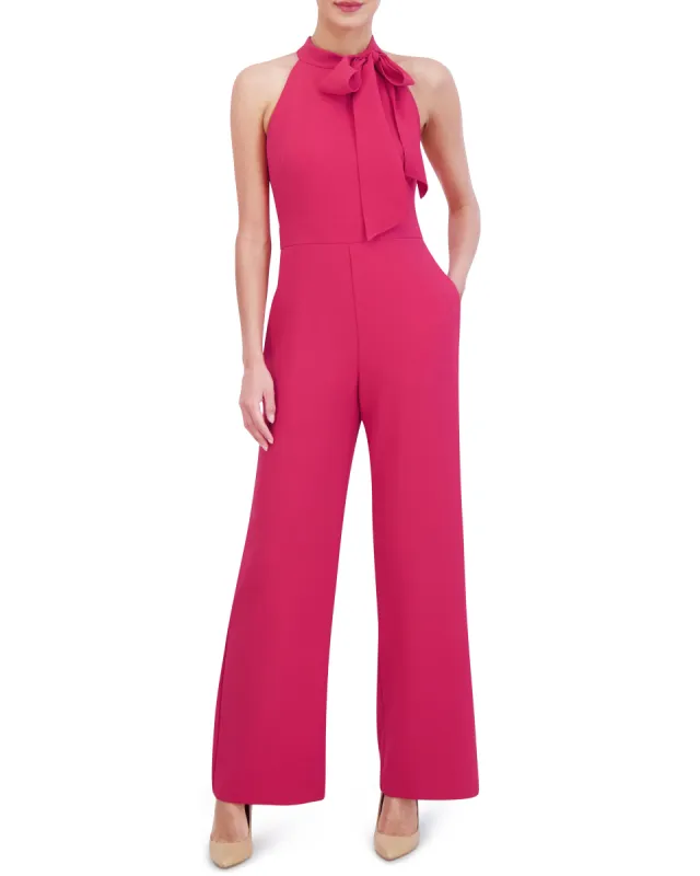 Bow-Neck Halter Jumpsuit sold by Vince Camuto