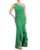 Ruffled One-Shoulder Twist-Front Gown sold by Vince Camuto