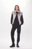 Silver Oversized Puffer Vest sold by Vintage Havana