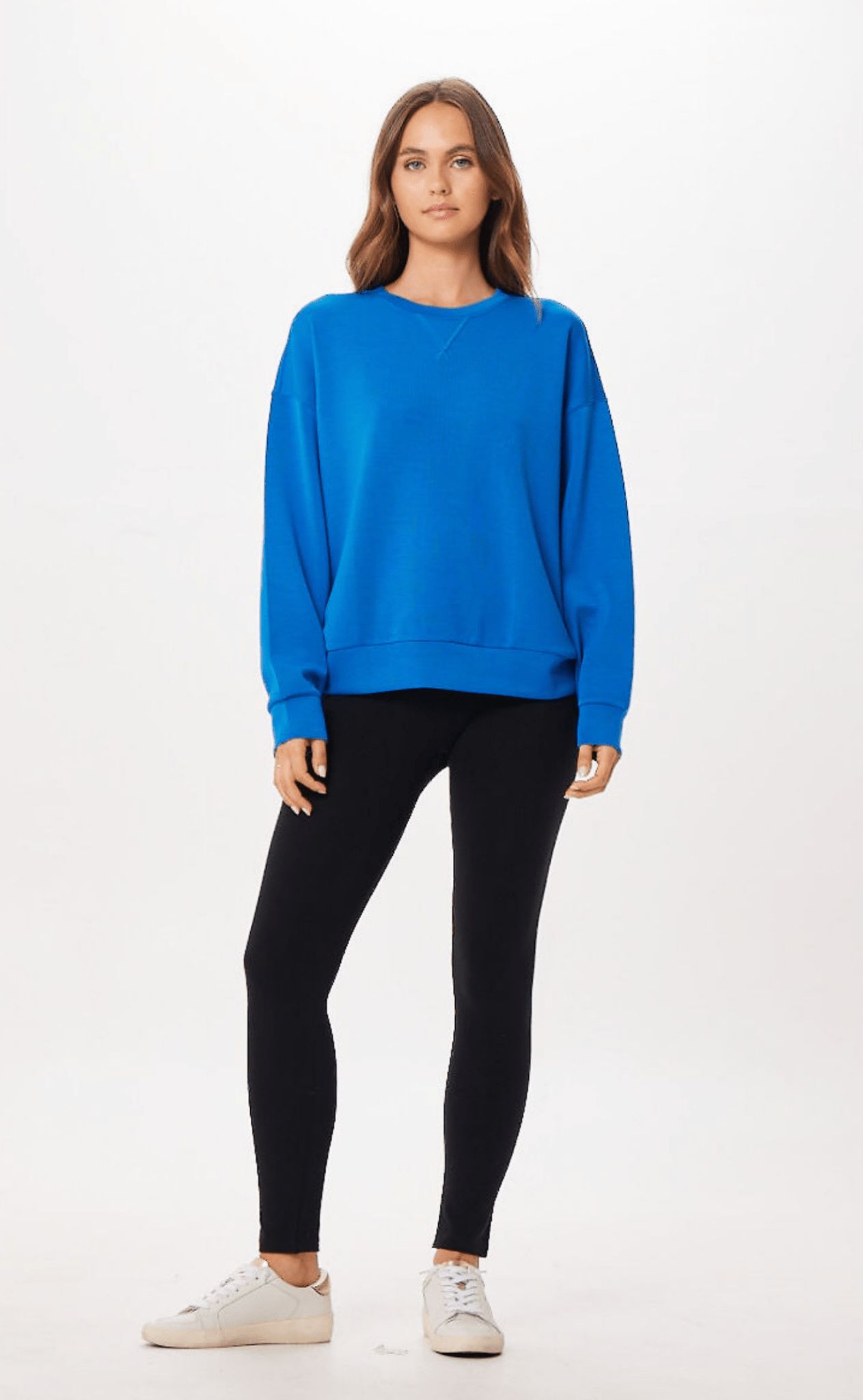 Cobalt Cloud Fleece Crewneck sold by Vintage Havana product image thumbnail 3