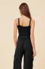 Black Knit Terry Tank sold by Vintage Havana