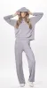 Cool Grey Plush Knit Pullover Hoodie sold by Vintage Havana