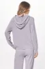 Cool Grey Plush Knit Pullover Hoodie sold by Vintage Havana