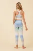 Blue Skies Ombre Tie Dye Brushed Hacci Racerback Crop Top sold by Vintage Havana