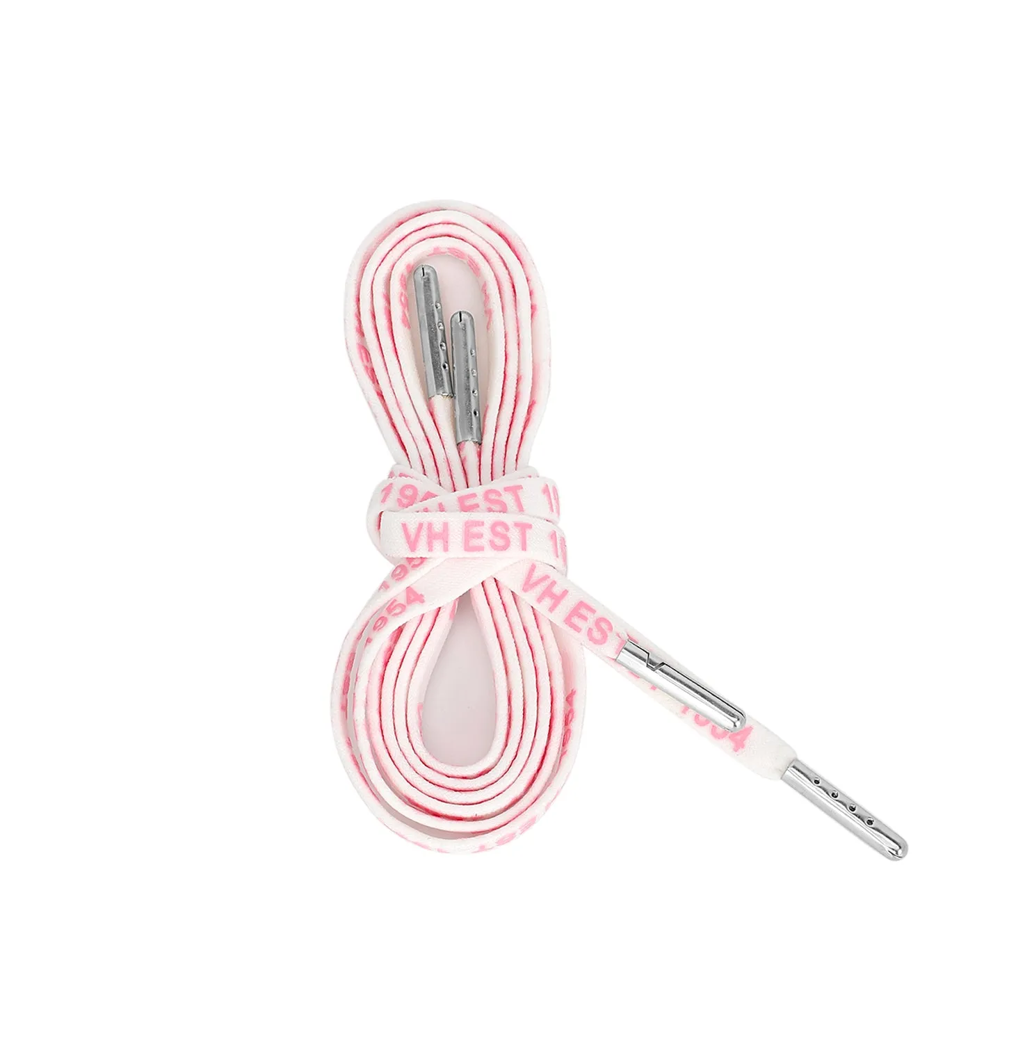 WHITE PINK SILVER TIP LACES sold by Vintage Havana product image thumbnail 3