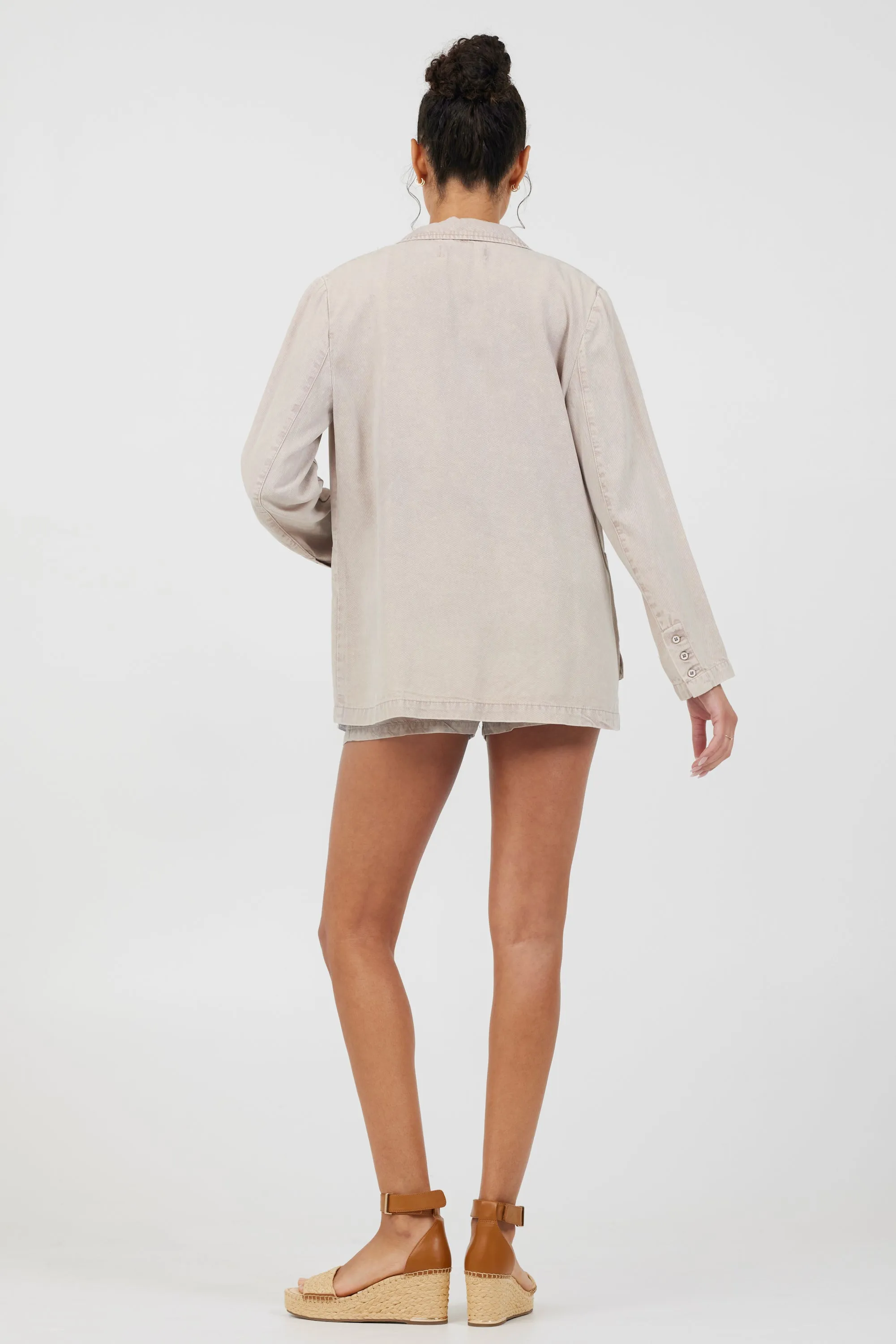 Khaki Tencel Blazer sold by Vintage Havana product image thumbnail 4