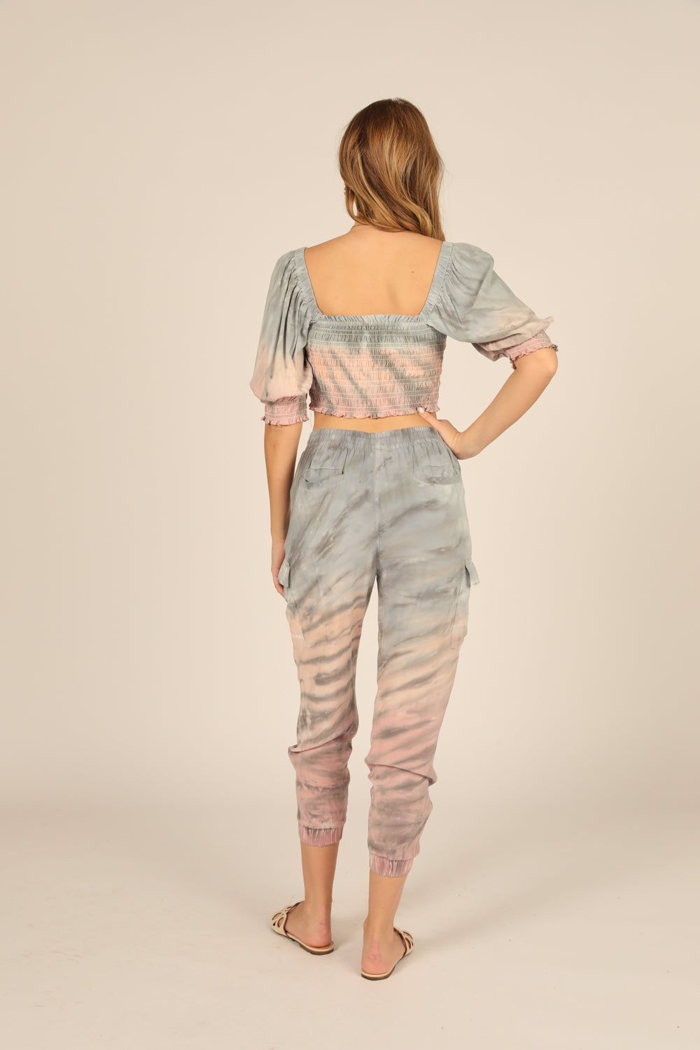 Mauve Wonderland Smocked Top sold by Vintage Havana product image thumbnail 4