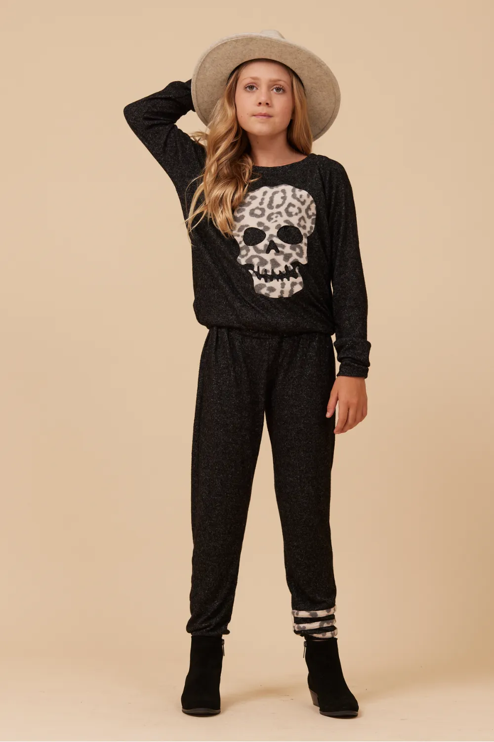 LEOPARD STRIPE HACCI JOGGER sold by Vintage Havana product image thumbnail 2