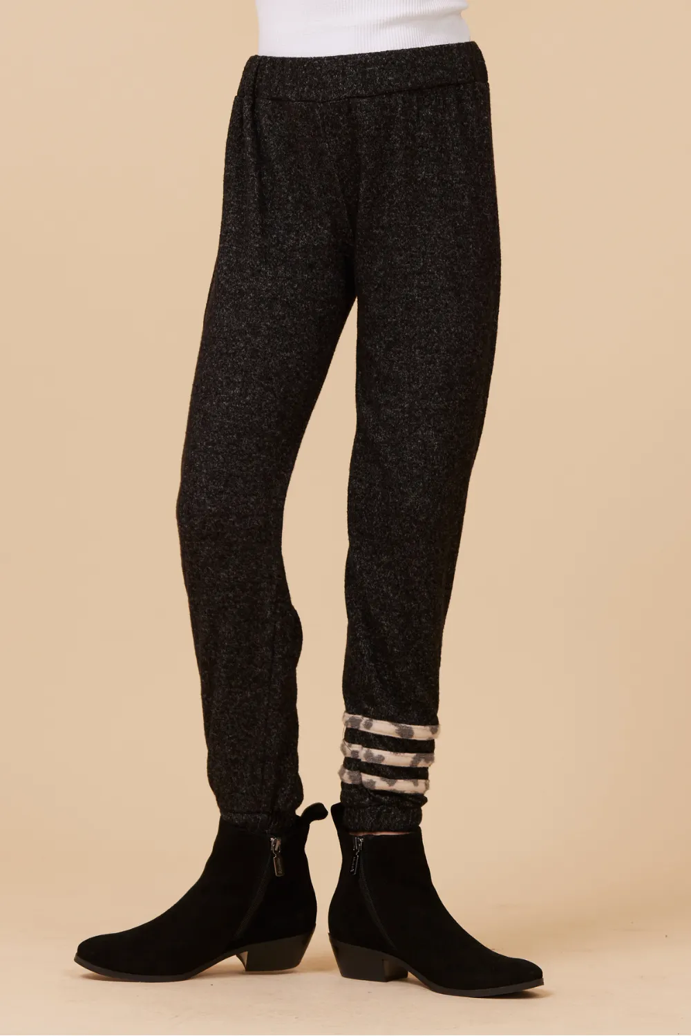 LEOPARD STRIPE HACCI JOGGER sold by Vintage Havana