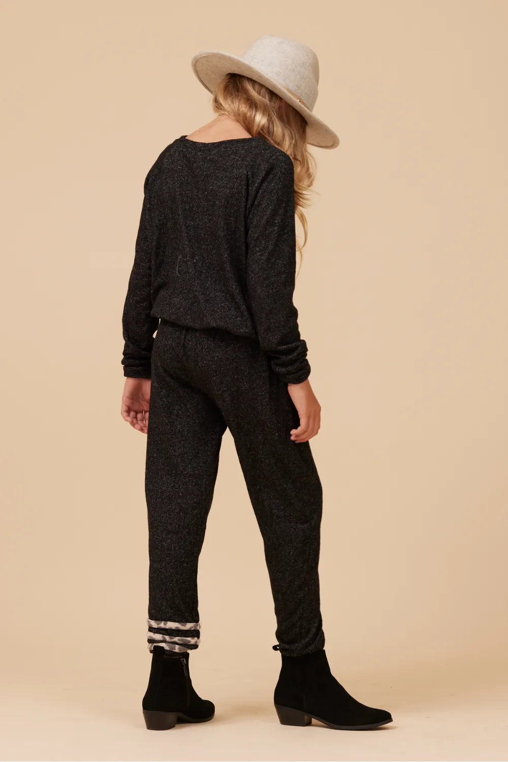 LEOPARD STRIPE HACCI JOGGER sold by Vintage Havana product image thumbnail 4