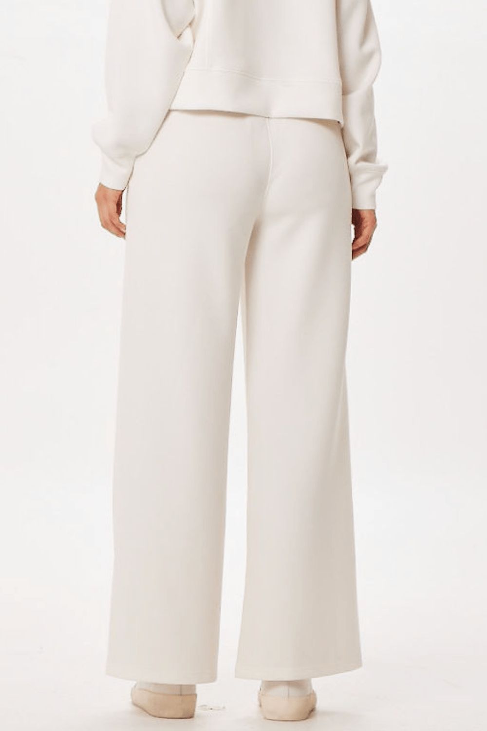 Bright Ivory Cloud Fleece Flare Pant sold by Vintage Havana product image thumbnail 3