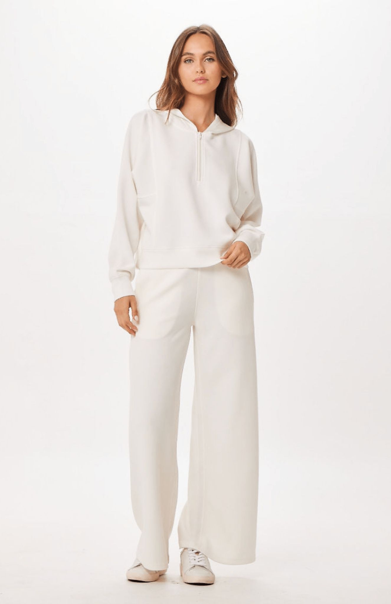 Bright Ivory Cloud Fleece Flare Pant sold by Vintage Havana product image thumbnail 4