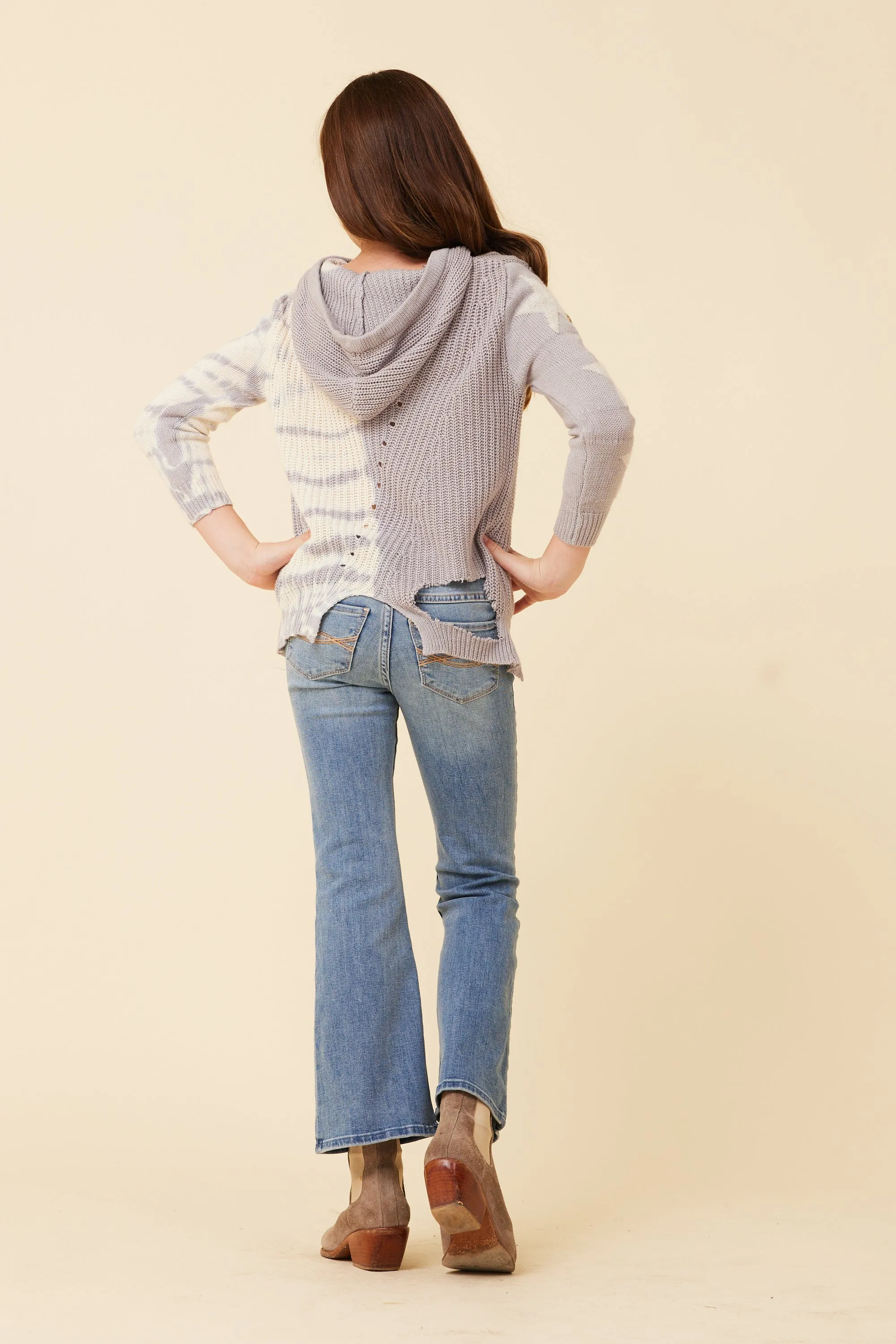 Tie Dye Sweater With Star Sleeves sold by Vintage Havana product image thumbnail 4