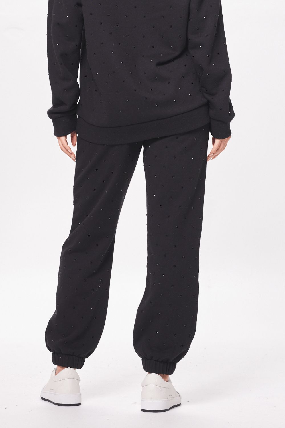 Black Fleece Jogger w/ Rhinestones sold by Vintage Havana product image thumbnail 2