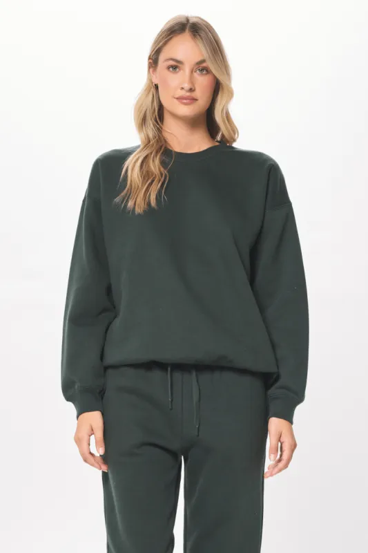 Deep Emerald Green Proweave Crewneck Sweatshirt sold by Vintage Havana