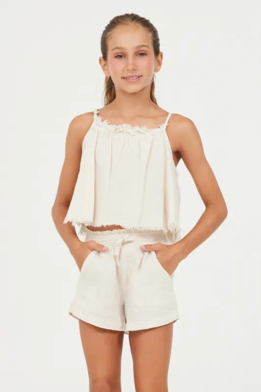 Sand Stone Washed Texture Flow Tank sold by Vintage Havana